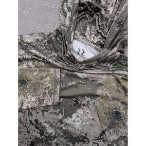 Hornady Hoodie Mens Large Green Camo Lightweight Performance Hunting Pullover